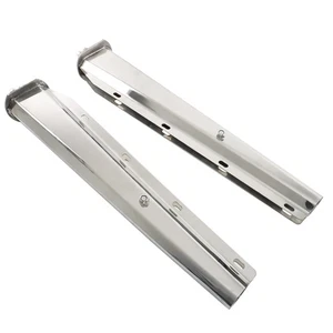 For Semi Truck 30"Straight Mud Flap Hanger Stainless Steel 1 1/8 Bolt Tapered US - Imagen 1 de 9