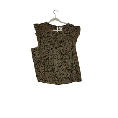 Blusa J.Crew Preppy Babydoll Manga Acampanada Lunares Talla 3X Foto 1 de 4