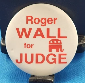 "Pared Roger con Botón de Pin de 2,25" para Juez ¡ENVÍO GRATUITO! - Imagen 1 de 2