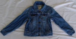 Osh Kosh Bgosh Kids Blue Denim Jean Jacket Size 6/6X 100% Cotton - Picture 1 of 7