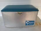 Cronco Padded Top Cooler Ice Chest 22" X 13" X 13" Vintage 1950's