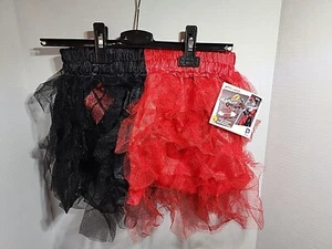 Harley Quinn DC Comics Tulle Skirt Halloween Costume OSFM Up To Size 8... - Picture 1 of 3