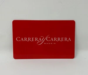 CARRERA Y CARRERA  Certificate of Authenticity Card BLANK NEW  - Picture 1 of 2