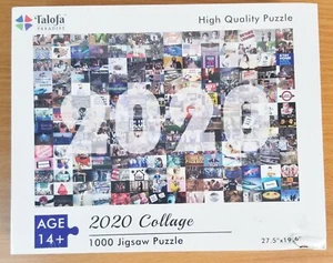 Rompecabezas Eventos durante 2020 Collage 1000 piezas nuevo sellado Talofa Paradise - Imagen 1 de 5