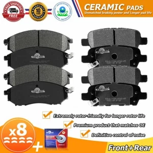 Pastillas de freno delanteras y traseras de cerámica para Infiniti FX35 FX37 FX45 QX70 - Imagen 1 de 8