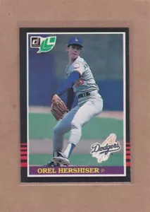 1985 BLATT BASEBALL OREL HERSHISER ROOKIE #38 DODGERS NM/NMMT * E251 - Bild 1 von 1