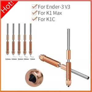 0,2mm-1,0mm K1C Dysza Quick-Swap Dysze do drukarki 3D Ender-3 V3 K1C K1 Max SP - Zdjęcie 1 z 18
