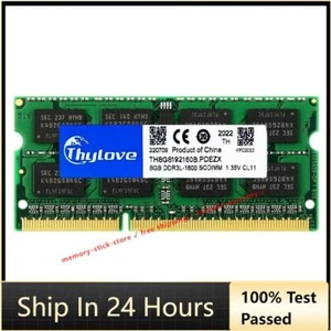 Thylove DDR3 DDR3L 4GB 8GB 1.5V 1.35V SO-DIMM RAM Memory for Laptop Notebook - Picture 1 of 4