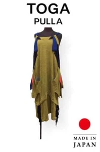 TOGA PULLA Strap No Sleeve Dress Mustard Red Blue Gray Women Size S from Japan!! - Picture 1 of 5