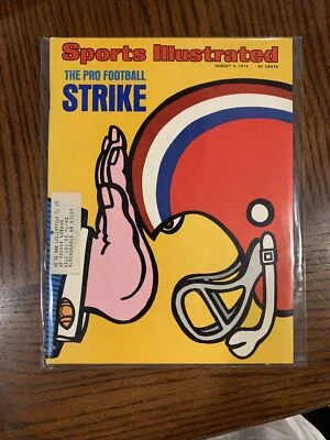 Sports Illustrated 5 de agosto de 1974 The Pro Football Strike!!!! Foto 1 de 4