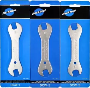 Park Tool DCW-1 DCW-2 DCW-3 1 2 3 Double-Ended Bike Cone Wrench Set 13mm to 18mm - Picture 1 of 3