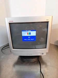 Vintage HP Compaq FS7550 16” CRT VGA Computer Color Monitor PE1164 Class B Works - Picture 1 of 5
