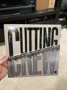 Cutting Crew - Broadcast Virgin 1987 Pressing w/ Inner Vinyl LP NM- - Picture 1 of 17