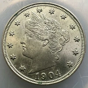 1904 Liberty Head V Nickel - Coin As Shown - Ships Free 20H - Picture 1 of 2