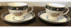 Wedgewood Runnymede Tea Cup and Saucer- Set of 2- PERFECT UNUSED - Picture 1 of 4