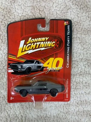 JOHNNY LIGHTNING  40th Anniversary 1968 SHELBY GT-500 FORD MUSTANG  DIECAST HW06 - Image 1 of 4