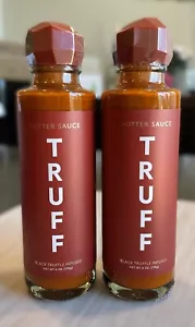 2 PACK - TRUFF Black Truffle Infused Hotter Hot Sauce - 6 fl. oz Bottles - Picture 1 of 2