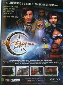 Anachronox Videospiel-Anzeige erschienen 2001 in einer Zeitschrift - Bild 1 von 1