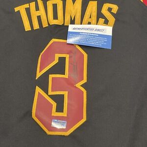 Autographed/Signed ISIAH THOMAS cleveland cavs. Basketball Jersey COA Rare find