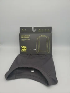 All In Motion Men's S Mid-weight Thermal Long Sleeve Gray Thermal Shirt. S 34-36 - Picture 1 of 3