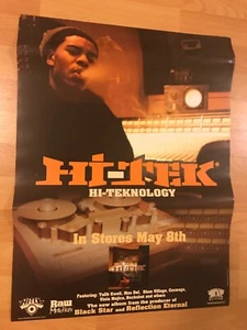 Hi-Tek 18" x 24" Promo Poster Hip Hop Rap Mos Def Talib Kweli RAWKUS J Dilla - Picture 1 of 1