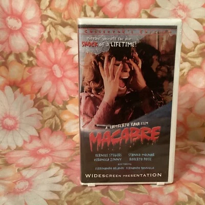 Macabre VHS Brand New Factory Sealed Anchor Bay Widescreen Release Lamberto Bava - Image 1 of 2