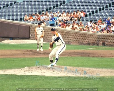 Nolan Ryan HOF Houston Astros Wrigley Original Action Pic Retro Oldie 8x10 - Image 1 of 4