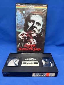 Clamshell HORROR Curse of the Screaming Dead VHS Tested - Picture 1 of 17