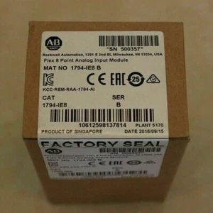 New Sealed AB 1794-IE8 SER B Flex 8 Point Analog Input Module Free Shipping PLC - Picture 1 of 4