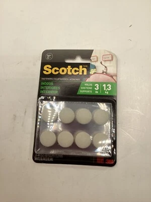 Pack of 24 Scotch Indoor Duct Tape Multi-Purpose Fastener White Dot - Image 1 of 3