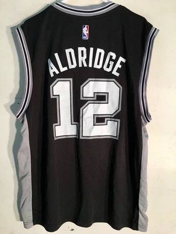 Adidas NBA Jersey San Antonio Spurs LaMarcus Aldridge Black sz XL Cover