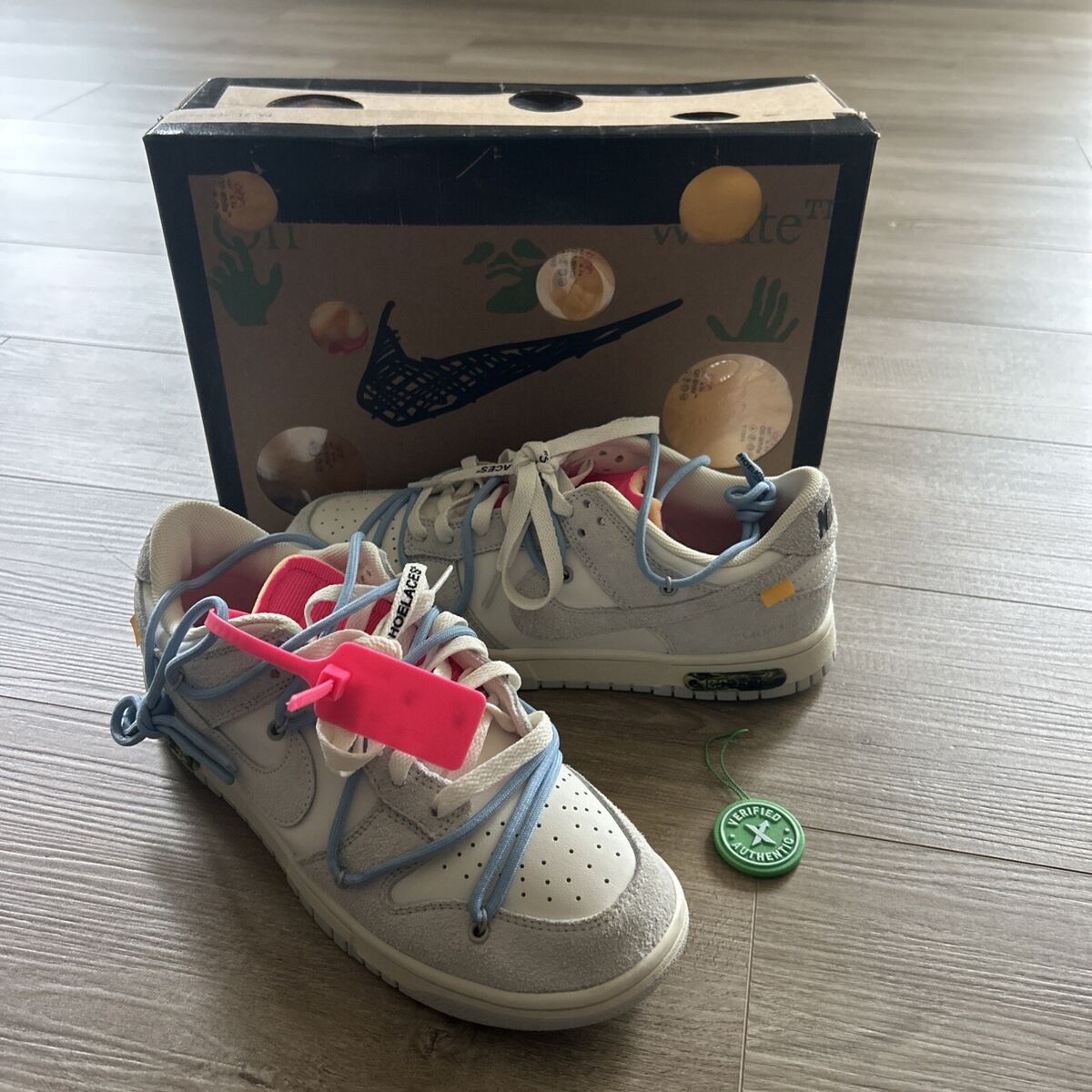 Nike Off-White x Dunk Low Lot 38 of 50 for Sale Nike Off-White x Dunk Low Lot 38 of 50 for Sale