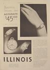 1930 montre ILLINOIS publicité VARDON Rialto RITZ Vanity Fair avec prix