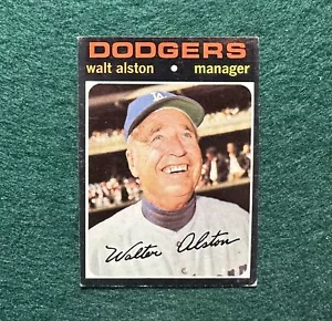 1971 Topps - #567 Walter Alston - Los Angeles Dodgers - Picture 1 of 3