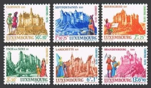 Luxemburgo B276-B281, montado sin montar o nunca montado. Michel 814-819. Caritas 1970. Castillos de Luxemburgo. - Imagen 1 de 1