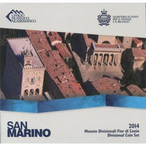 Serie euro San Marino 2014 fdc Divisionale folder - Foto 1 di 2