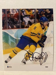 Daniel Alfredsson Signed Team Sweden 8x10 Photo Beckett - Picture 1 of 5