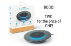 (2) Atomi - Wireless Fast-Charge Pad, For iPhone 12, 11, X and Android Phones