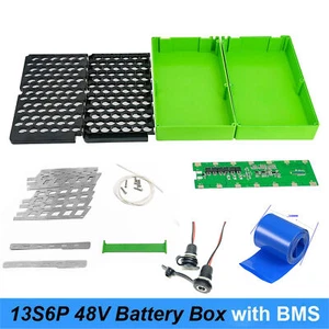 Paquete de caja de batería de litio 48V 13S6P con 13S 20A BMS + soporte y níquel hágalo usted mismo ACUS - Imagen 1 de 12
