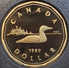1989 Canada BU Uncirculated $1 One Dollar LOONIE **RARE**