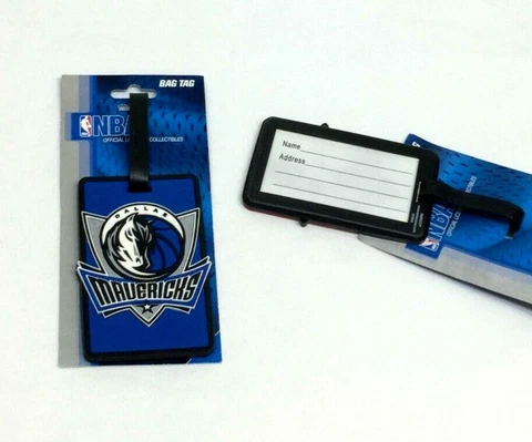 NBA Dallas Mavericks Luggage Tag Travel Bag ID Golf Tag FREESHIP Cover