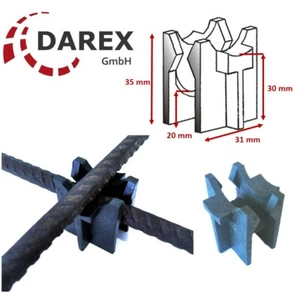 100-2000 PROFI Bewehrung Abstandhalter, Distanzhalter, Stahlbewehrung,Betonstahl - Bild 1 von 24