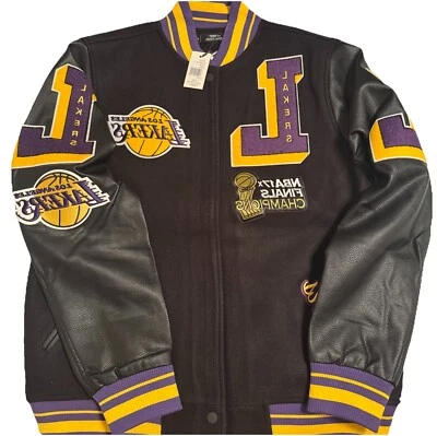 Chaqueta Pro Standard - Logo Mashup Varsity - LA Lakers - Negra - BLL654184 Foto 1 de 4