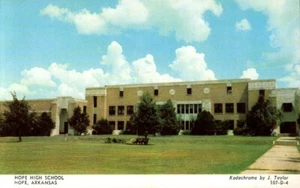 Postcard - Hope High School, Hope, Arkansas 1254 - Picture 1 of 2