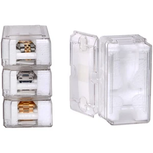New Travel Shipping Storage Protective Clear Plastic Watch Case Box Container - Picture 1 of 4