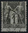 France 1877-90, 1c Black Used  #D50403