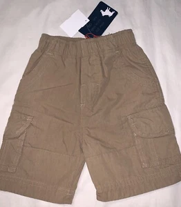 NWT Wes & Willy City College Baby Boys Khaki Cargo Shorts Size 12 Months $33 - Picture 1 of 2