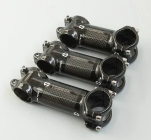Aluminum Carbon stems 6/17° MTB Road Bike XC Bicycle bar Stem 28.6*31.8*60-120mm - Picture 1 of 12