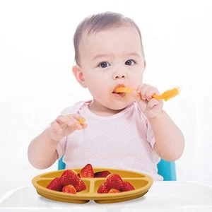 Baby Cutlery Food Grade High Temperature Resistant Suction Cup Kids Bowl Stable - Picture 1 of 20