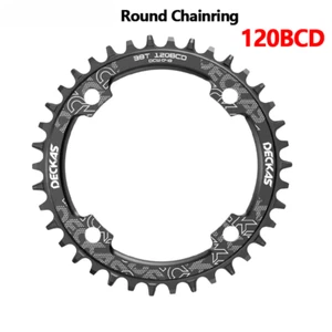Plato redondo 120BCD diámetro 120MM 36T 38T 40T 42T 44T para juego de bielas de bicicleta - Imagen 1 de 14